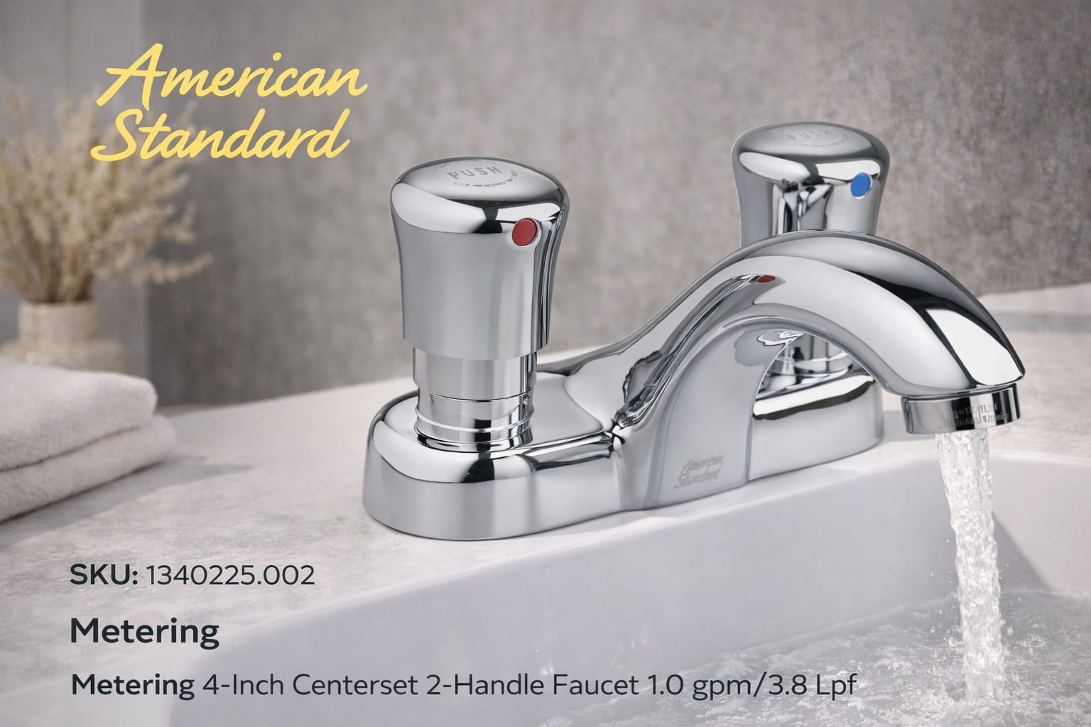 American Standard commercial faucet sample image for Selectronic proximity faucet style