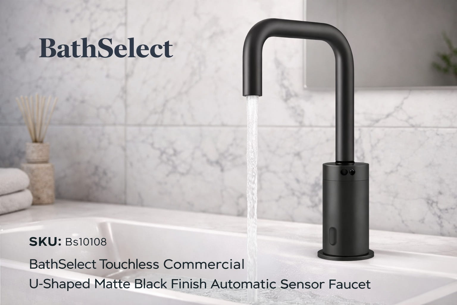 BathSelect design family sample image for commercial sensor faucet
