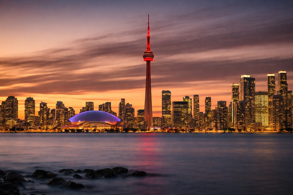 Tourist taking photo of a building
