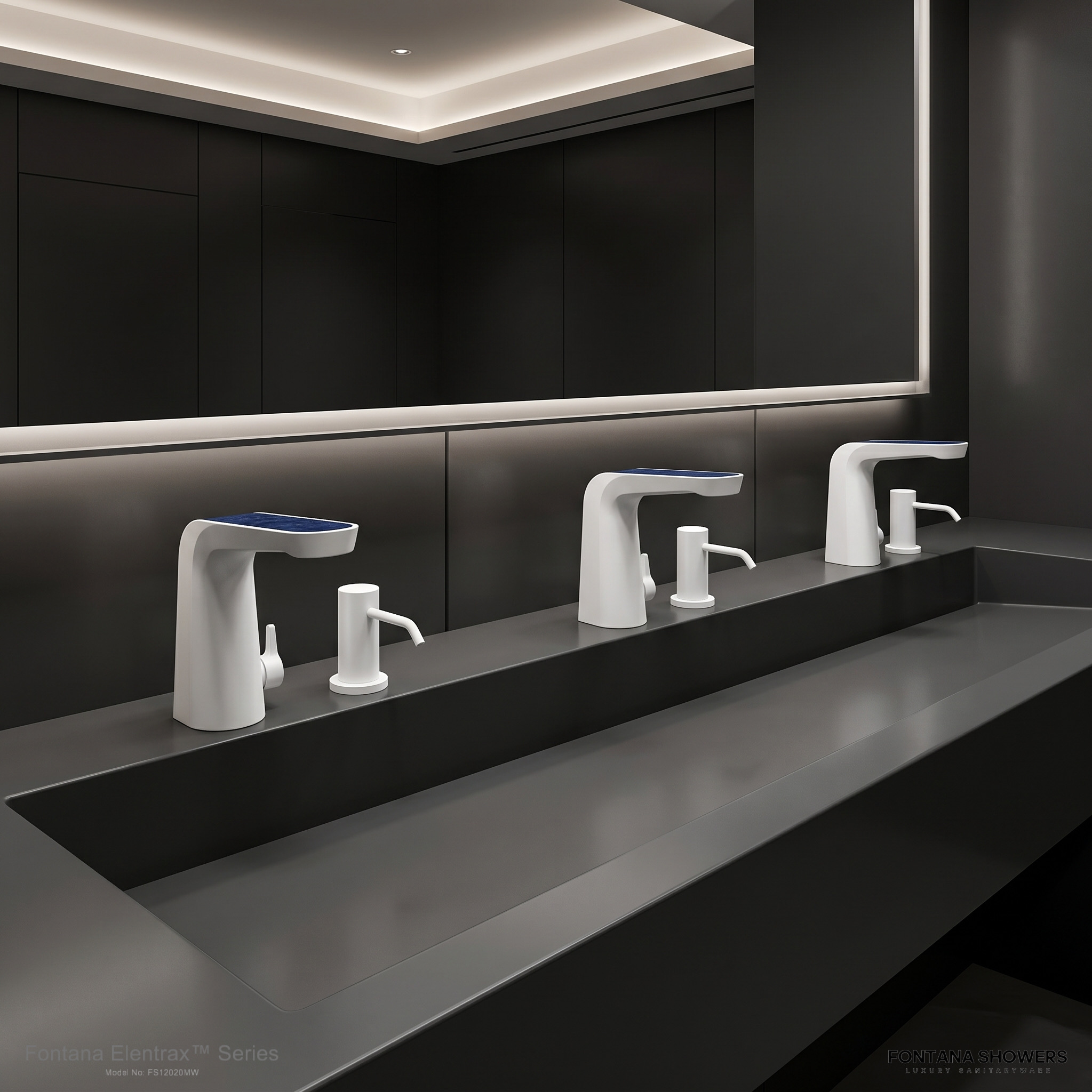 Commercial bathroom faucet example image for product comparison context